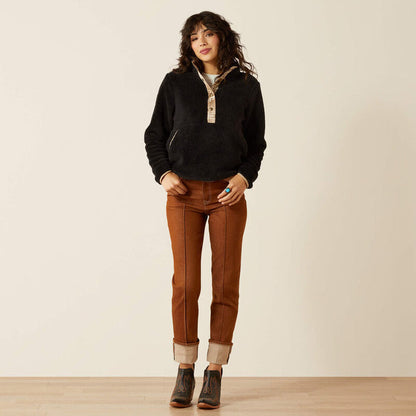 Ariat Black Berber Snap Front Sweatshirt