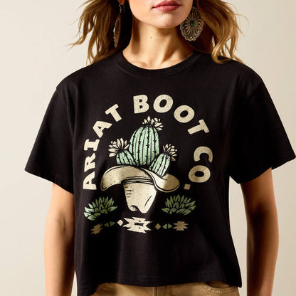 Ariat Cacti Cowboy Hat T Shirt