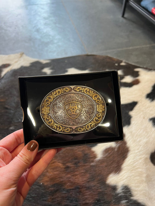 Ariat Floral Rodeo Western Buckle