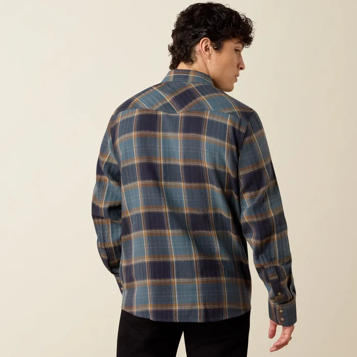 Ariat Mens Retro Harbert Fitted Snap Shirt