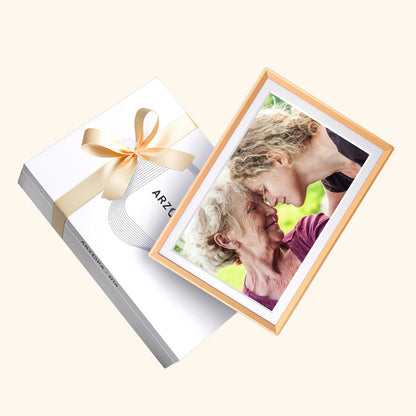 Arzopa D14 14" Digital Photo Frame Champagne Gold | Touch Screen WiFi