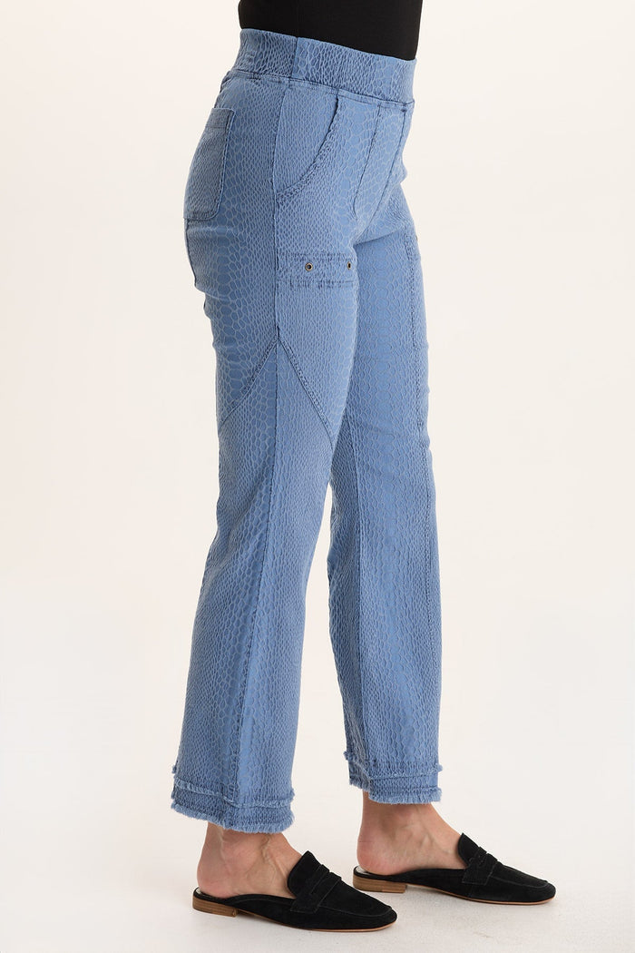 XCVI Askell Textured Jacquard Flared Pull-On Pant