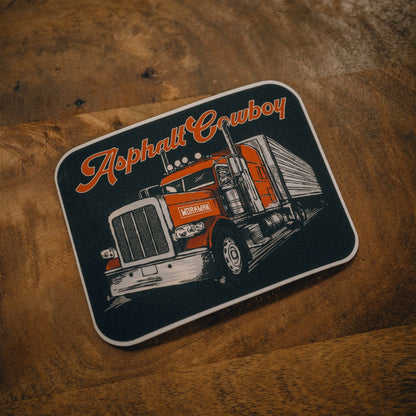 Asphalt Cowboy - Sticker - Workman Trading Co.