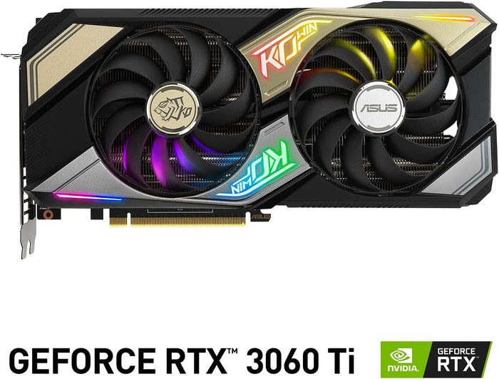 ASUS KO NVIDIA GeForce RTX 3060 Ti V2 OC Edition 8GB GDDR6 Gaming Graphics Card