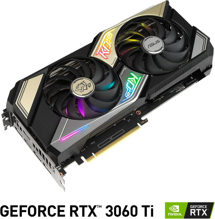 ASUS KO NVIDIA GeForce RTX 3060 Ti V2 OC Edition 8GB GDDR6 Gaming Graphics Card