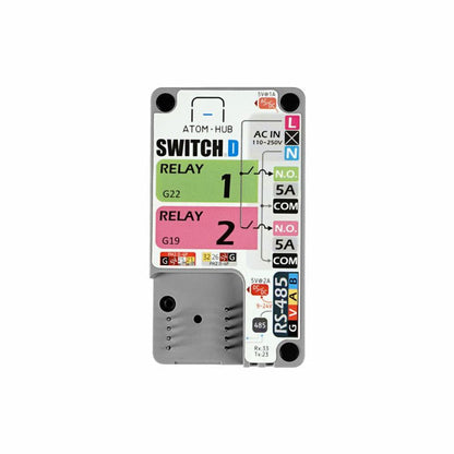 ATOM HUB SwitchD 2-Relay Kit - m5stack-store