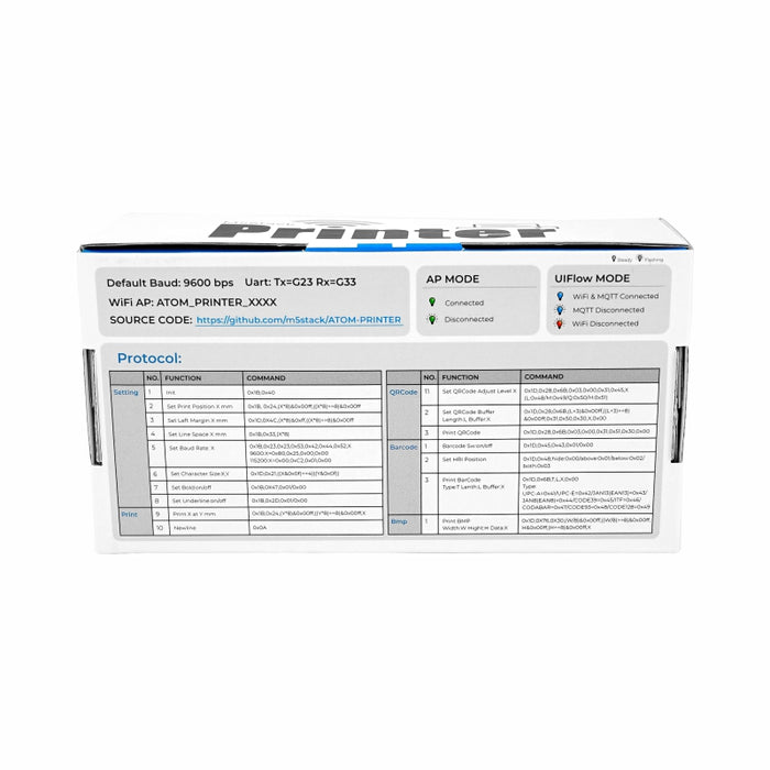 ATOM Thermal Printer Kit - m5stack-store