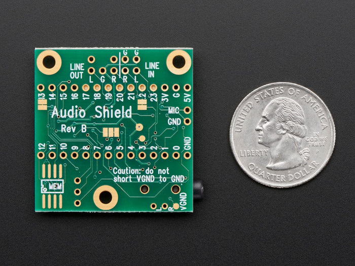 Audio Adapter Board for Teensy 3.0 - 3.2, 3.5 and 3.6 by PJRC - The Pi Hut