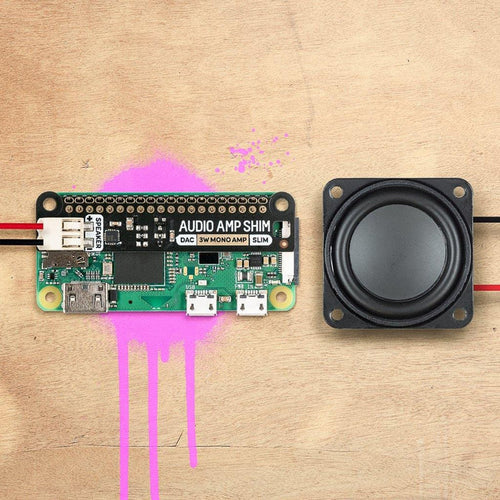 Audio Amp SHIM (3W Mono Amp) by Pimoroni - The Pi Hut