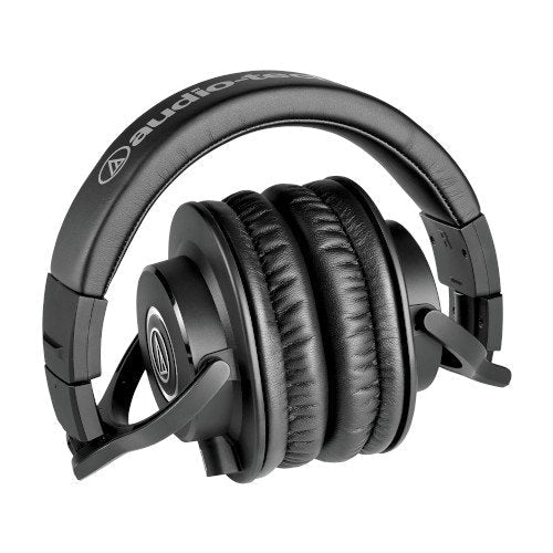Audio Technica ATHM40x Professional Wired Studio Monitor Headphones Black