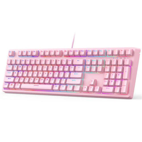 AUKEY G15 Mechanical Gaming Keyboard RGB Pink
