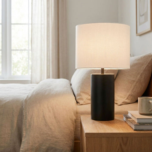 Aura Table Lamp Black / White [Online Only]