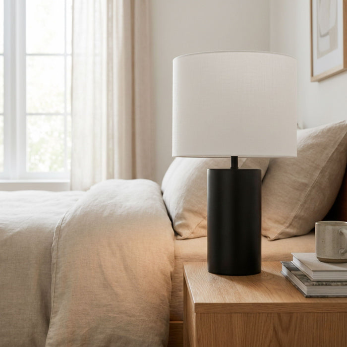 Aura Table Lamp Black / White [Online Only]