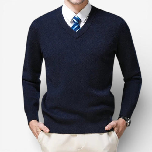 Aurelius casual knit pullover - AntoniosClothing - Fuchsia