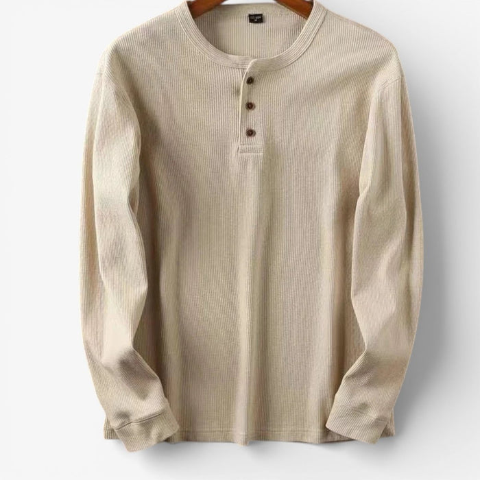 Aurelius cotton smart-casual shirt - AntoniosClothing - Khaki