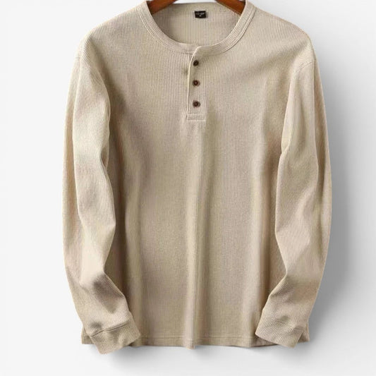 Aurelius cotton smart-casual shirt - AntoniosClothing - Khaki
