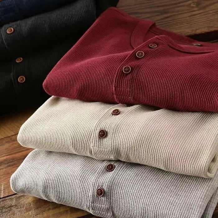 Aurelius cotton smart-casual shirt - AntoniosClothing - Khaki