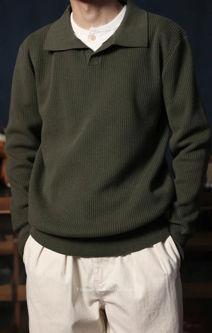 Aurelius italian style pullover - AntoniosClothing - Brown