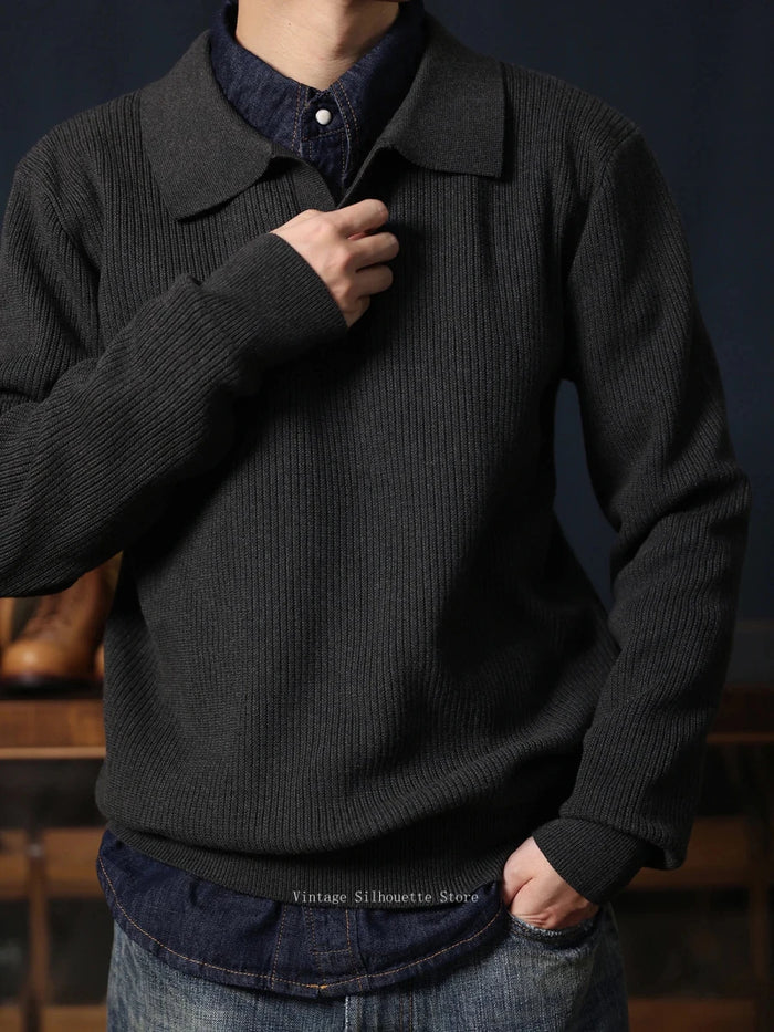 Aurelius italian style pullover - AntoniosClothing - Brown