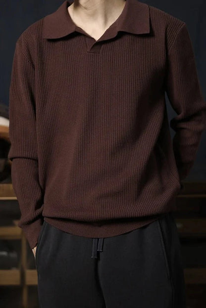 Aurelius italian style pullover - AntoniosClothing - Brown