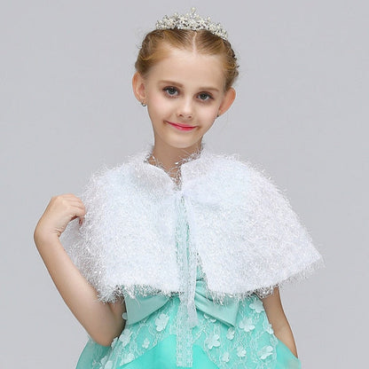 Autumn Shawl for Little Girls- Kids Bolero for Flower Girl