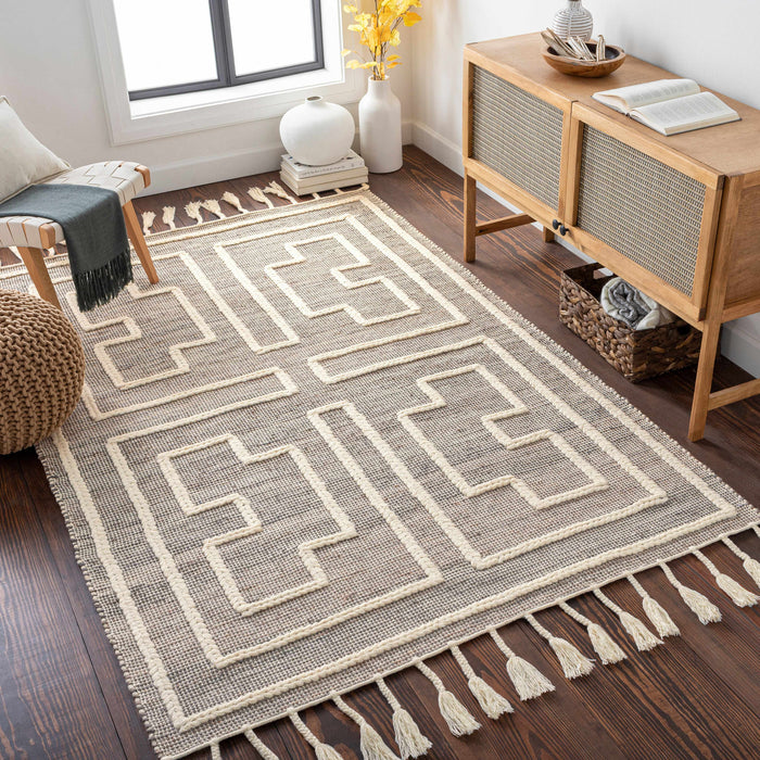 Azra Tasseled Jute & Wool Rug [Online Only]