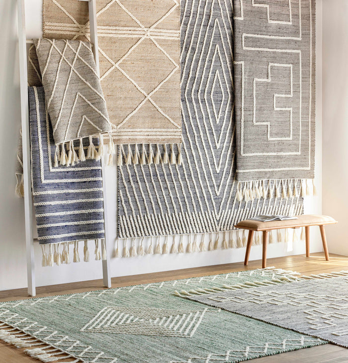 Azra Tasseled Jute & Wool Rug [Online Only]
