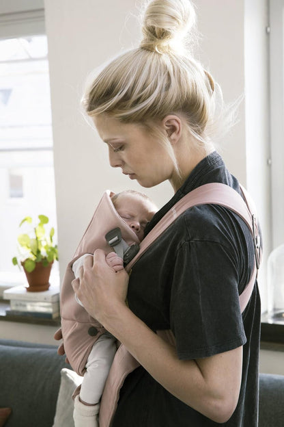 Babybjörn Baby Carrier Mini In Cotton Dusty Pink