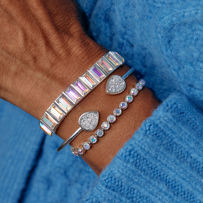 Baguette Crystal Tennis Bracelet