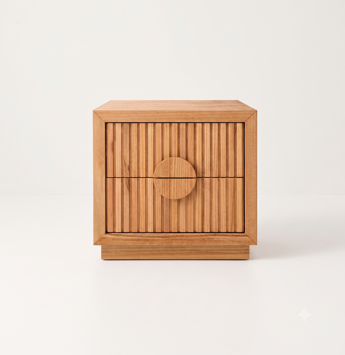 Balmain Messmate 2 Drawer Bedside Table