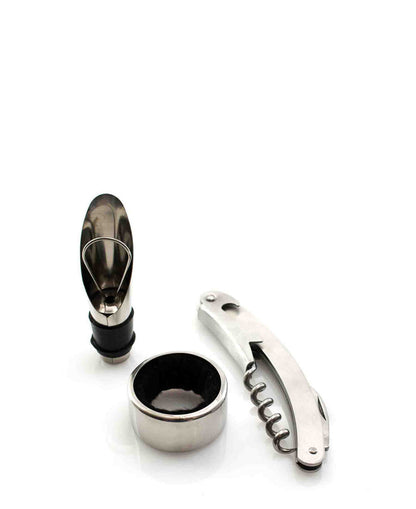 Bar Butler 3 Piece Accessory Set - Black