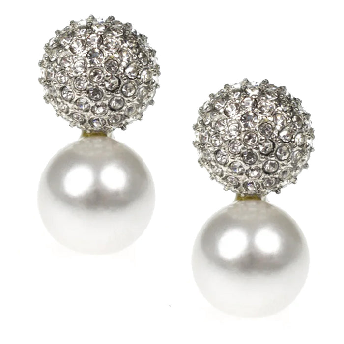 Barbara Bush Pearl Earrings