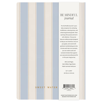 Be Mindful Striped Journal [Online Only]
