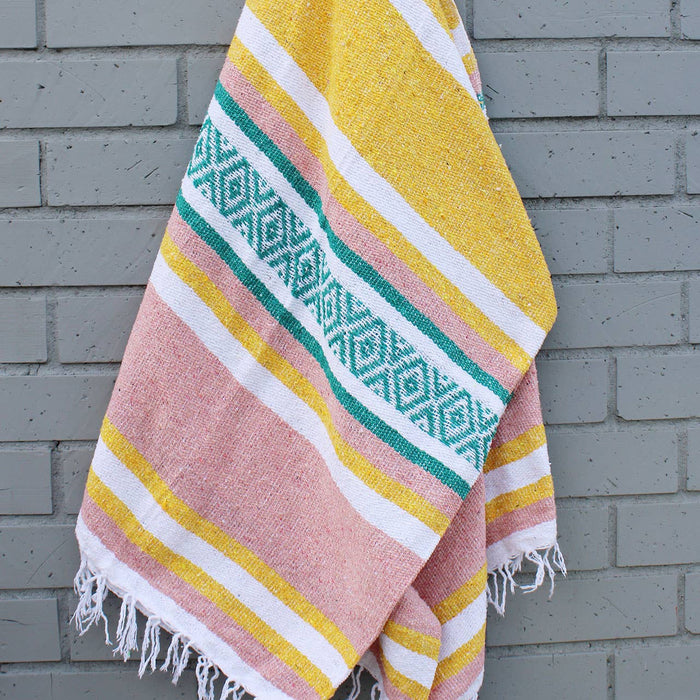 Beach Throw Grn/Yell