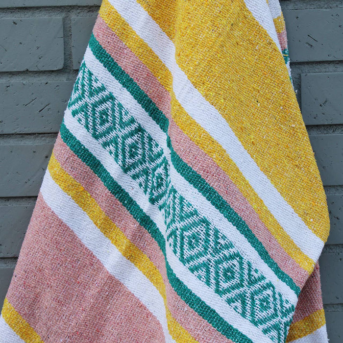 Beach Throw Grn/Yell