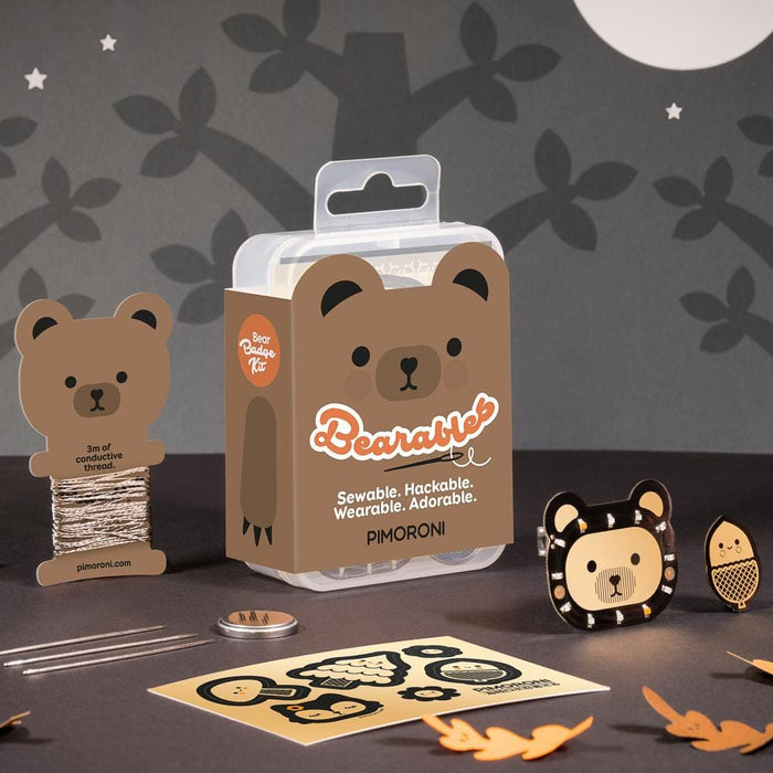Bearables Bear Kit [Discontinued] by Pimoroni - The Pi Hut