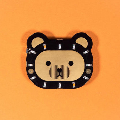 Bearables Bear LED Badge [Discontinued] by Pimoroni - The Pi Hut