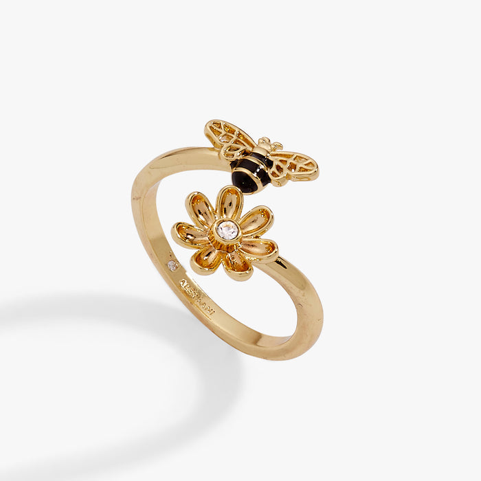 Bee & Daisy Wrap Ring