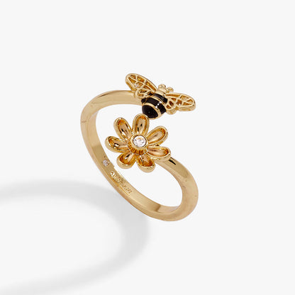Bee & Daisy Wrap Ring