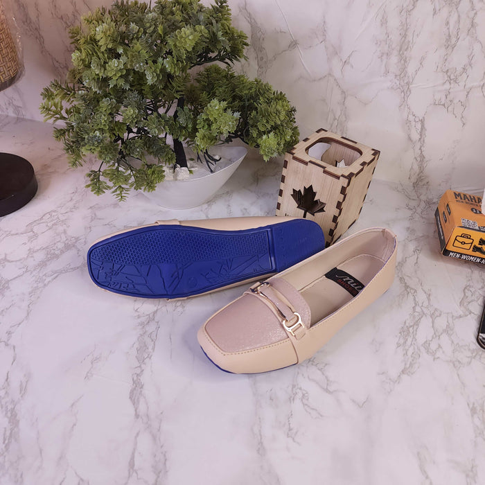 Beige Casual Loafers - Maha fashions -  Women Footwear