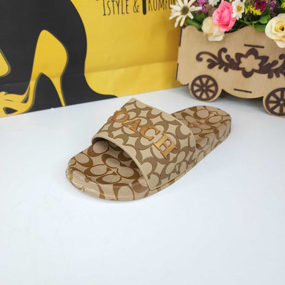 Beige Men Slides - Maha fashions -