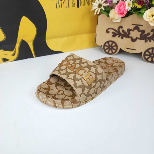Beige Men Slides - Maha fashions -