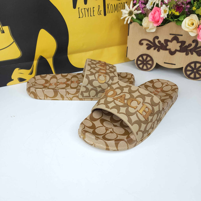 Beige Men Slides - Maha fashions -