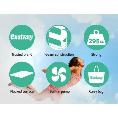Bestway Air Bed Inflatable Mattress Queen -Home Living Store - -