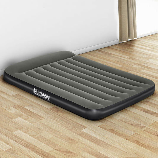 Bestway Air Mattress Double Inflatable Bed 30cm Airbed Grey -Home Living Store - -