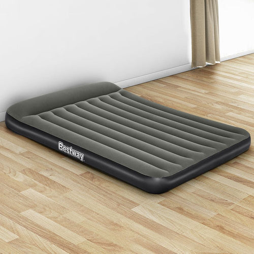 Bestway Air Mattress Queen Inflatable Bed 30cm Airbed Grey -Home Living Store - -