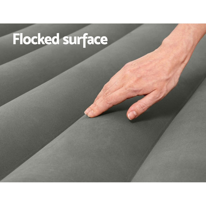 Bestway Air Mattress Queen Inflatable Bed 30cm Airbed Grey -Home Living Store - -