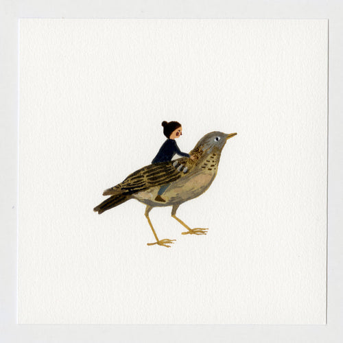 Bird Friend 7x7 Print