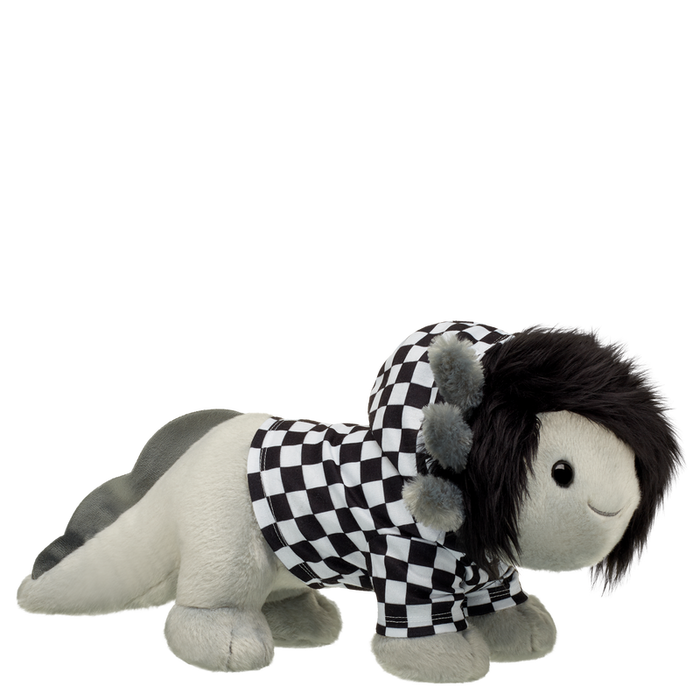 Black and White Check Hoodie