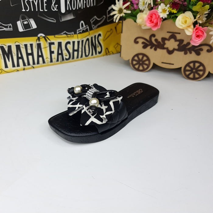 Black Bow Sides - Maha fashions -
